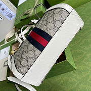 Gucci Ophidia Small GG Tote White Bag 24x20.5x10.5cm - 3