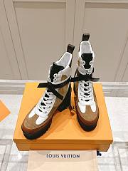 Louis Vuitton LV Laureate Platform Beige Boots - 4