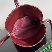 Bottega Veneta Medium Bag Liberta Red 30x20x8cm - 5