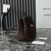 Bottega Veneta Andiamo Suede Dark Brown 25x22x10.5cm - 6