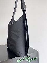 Bottega Veneta Large Crossroad Hobo Nylon Black 45x43x12cm - 3