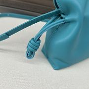 Loewe Mini Flamenco Clutch Bag Blue 23x18x9cm - 2