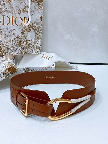 Dior Nolita Belt Brown 8cm