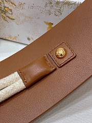 Dior Nolita Belt Brown 8cm - 5