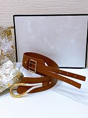 Dior Nolita Belt Brown 8cm - 4