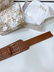 Dior Nolita Belt Brown 8cm - 3