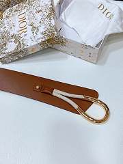 Dior Nolita Belt Brown 8cm - 2