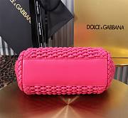 Dolce & Gabbana Sicily Interwoven Pink 20x15x6.5cm - 6