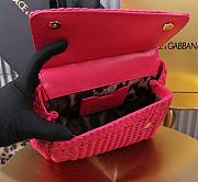 Dolce & Gabbana Sicily Interwoven Pink 20x15x6.5cm - 4