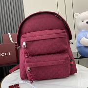 Gucci Medium Backpack With Logo Red 40x36.5x23cm - 1