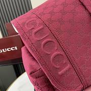 Gucci Medium Backpack With Logo Red 40x36.5x23cm - 3