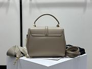 Celine Small 16 Bag Calfskin Grey 23x19x10.5cm - 4