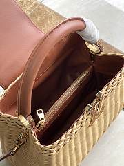 Louis Vuitton LV Capucines BB Bag Tan Brown 27x17.3x9cm - 4