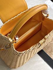 Louis Vuitton LV Capucines BB Bag Golden Yellow 27x17.3x9cm - 6