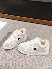 Dior Star Platform Sneaker White Calfskin Winter - 3