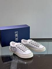 Dior B33 Sneaker Gray Smooth Calfskin Gray - 4