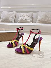 Christian Louboutin Tangueva 100 Satin Sandals - 3