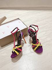 Christian Louboutin Tangueva 100 Satin Sandals - 2