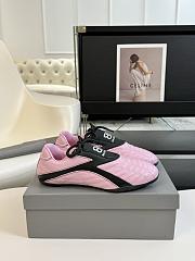 Balenciaga Zen Pink Low Top Sneaker - 1