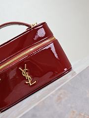 YSL Vanity Bag Red Patent 18x11x6.5cm - 3