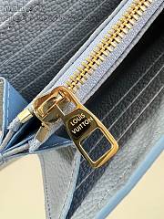 Louis Vuitton LV Sarah Wallet Blue 19x10.5x2cm - 2