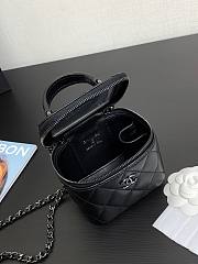 Chanel Mini Vanity Handle Case Black Bag 11x8.5x7cm - 2