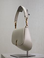 YSL Mini Voltaire Bag White 21x17.5x8cm - 5