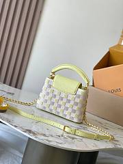 Louis Vuitton LV Capucines Mini Yellow Pink 21 x 14 x 8 cm - 3