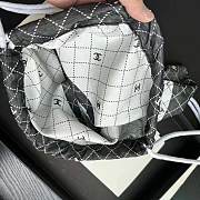 Chanel 22 Handbag Grey White 45x35cm - 4