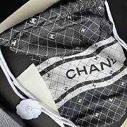 Chanel 22 Handbag Grey White 45x35cm - 2