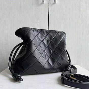 Loewe Flamenco Bag Black Leather 30cm