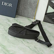 Dior Saddle Bag Black Gravity Leather 27x20x5cm - 4