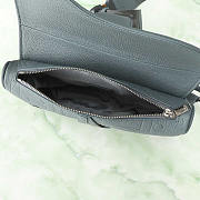 Dior Saddle Bag Grey Gravity Leather 27x20x5cm - 6