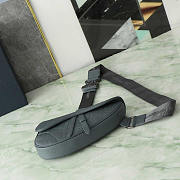 Dior Saddle Bag Grey Gravity Leather 27x20x5cm - 5