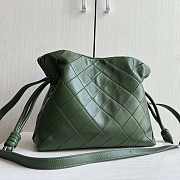 Loewe Flamenco Bag Green Leather 30cm - 1