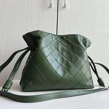 Loewe Flamenco Bag Green Leather 30cm