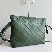 Loewe Flamenco Bag Green Leather 30cm - 3