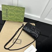 Gucci Marmont Super Mini Bag Black 16.5x10x5cm - 4