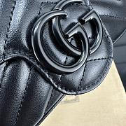 Gucci Marmont Super Mini Bag Black 16.5x10x5cm - 2