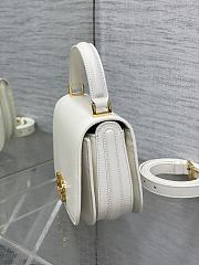 Dior Medium 30 Montaigne Top Handle Bag White 19 x 12 x 8 cm - 3