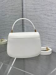 Dior Medium 30 Montaigne Top Handle Bag White 19 x 12 x 8 cm - 2