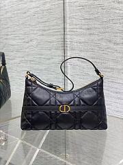 Dior Miss Caro Mini Hobo Shoulder Bag Black 24x14x6.5cm - 1