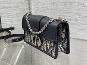 Dior 30 Montaigne East-West Bag Blue 21x12x6cm - 4