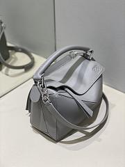 Loewe Puzzle Small Bag Grey Calfskin 24cm - 6