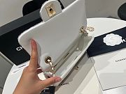 Chanel Mini Flap Bag Embroidered Satin Sequins 20x12x6cm - 5