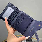 Dior Oblique Blue Wallet 11x10x2cm - 5