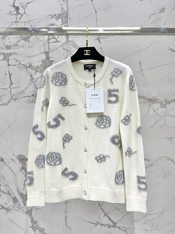 Chanel White Cardigan 08