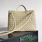 Bottega Veneta Medium Andiamo Beige 32.5x24x12cm - 5