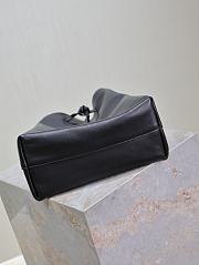 YSL Pochon Shoulder Bag Black 24x30x12cm - 5