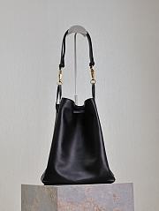 YSL Pochon Shoulder Bag Black 24x30x12cm - 3